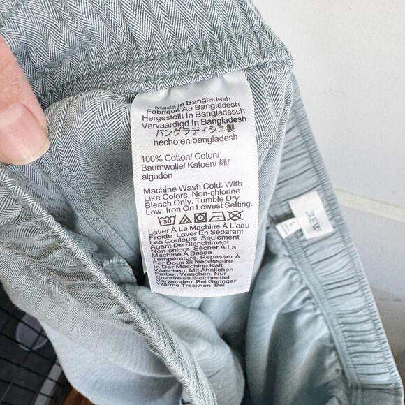 J. Crew Men’s Cotton Drawstring Pajama Pants Size Large Pull On Style Boxer Look - Picture 10 of 12